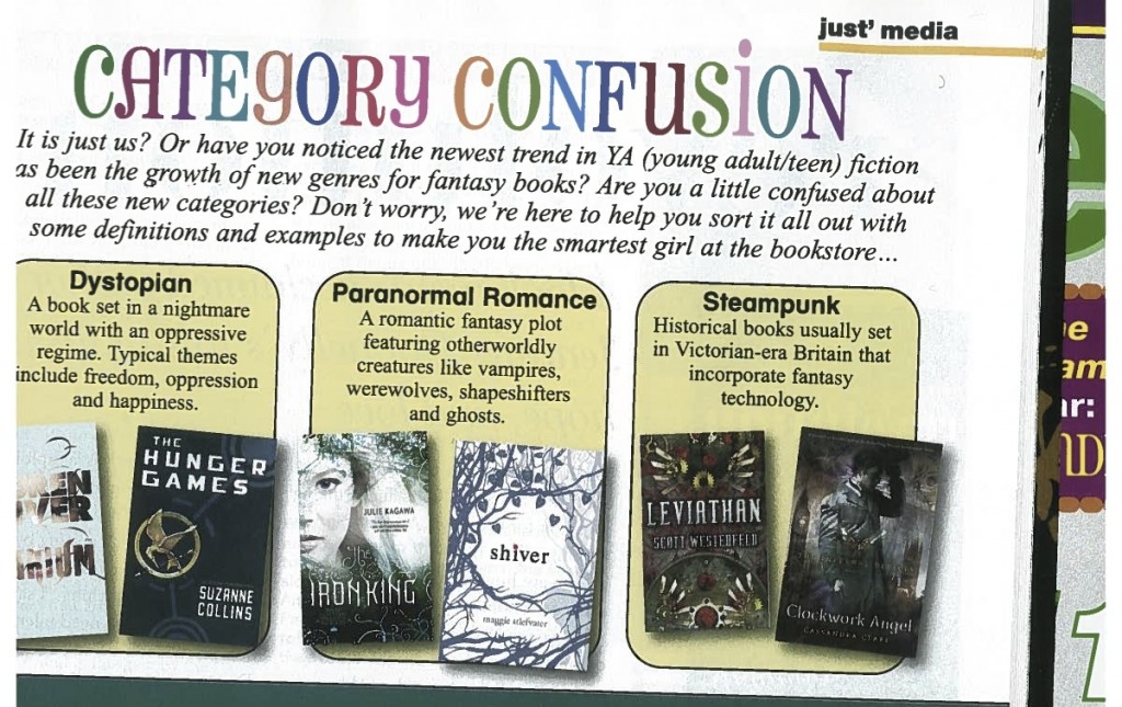  "Category Confusion" Justine Magazine July 2011
